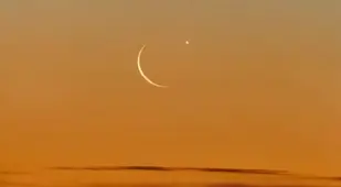 Venus And The Moon