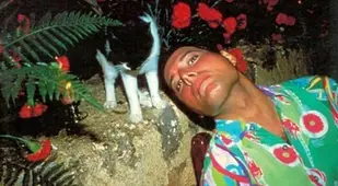 Freddie Mercury And His Cat