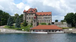 Singer Castle From Behind