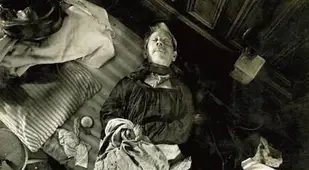 Murder Victim In Alphonse Bertillon Crime Scene Photo