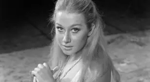 Young Helen Mirren White Dress