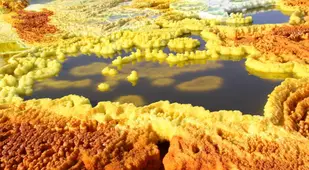 Bright Yellow Dallol
