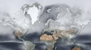 Cloud Cover World Map