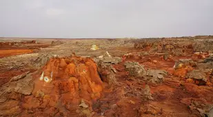 Red Dallol Landscape