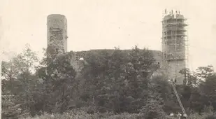Chateau Dandlau Being Repaired