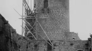 Chateau Dandlau Tower Under Construction