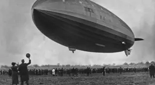 First Flight Of The Hindenburg