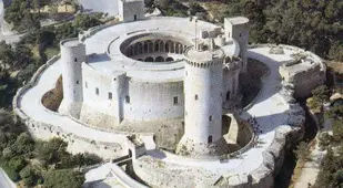 Aerial View Of Bellver Castle