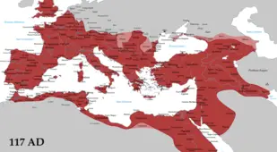 Roman Empire History Map