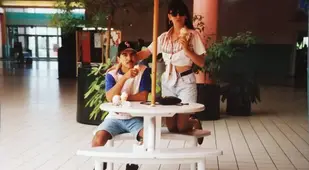 Vintage Mall Photo Of A Food Court