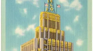 Postcard Of Richfield Tower