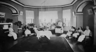 Women Sitting In Ladies Ward
