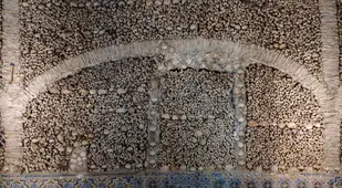 Display At The Chapel Of Bones
