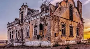Abandoned Yellow House