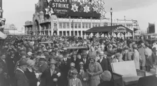 Atlantic City Boardwalk In 1920