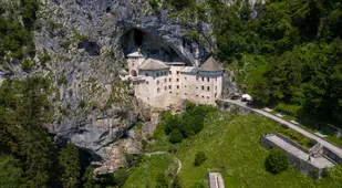Predjama Castle From Above