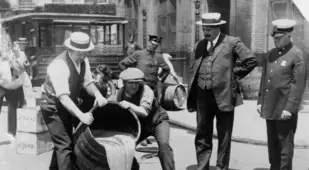 Dumping Liquor In The Gutter