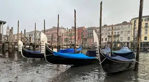 Gondolas In Venice
