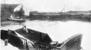 Collapsed Pier