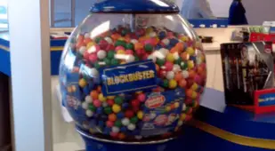 Blockbuster Gumball Machine