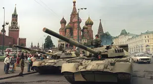 Tanks In Front Of The Kremlin