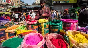 Man Selling Gulal
