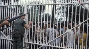 Vietnamese People Outside The US Embassy
