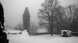 Frankenstein Castle In The Snow