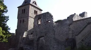 Tower And Ruins Of Frankenstein Castle