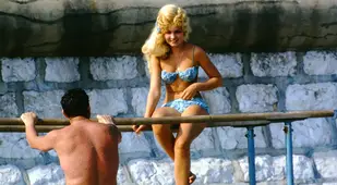 Blonde Girl In A Bikini