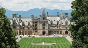 Biltmore Estates With Mountains