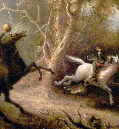 Painting Of The Legend Of Sleepy Hollow