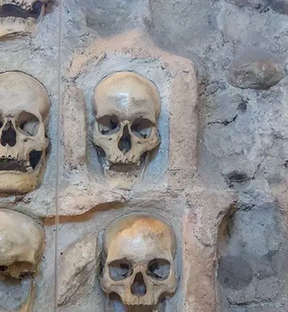 Wall Of Eight Niš Tower Skulls