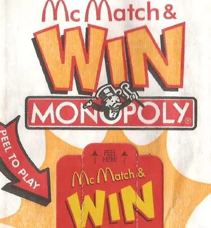 Mcdonalds Monopoly