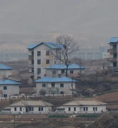 Empty Buildings In Kijong-Dong