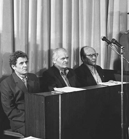 Anatoly Dyatlov Sitting In Court