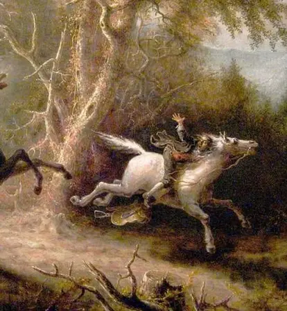 Painting Of The Legend Of Sleepy Hollow
