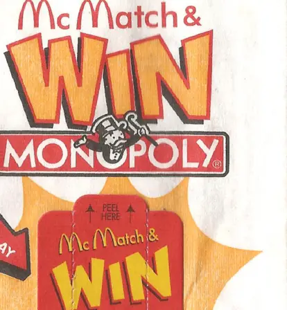 Mcdonalds Monopoly