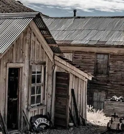 Derelict Cerro Gordo Cabins