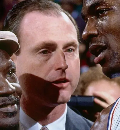 James Jordan With MVP Michael Jordan