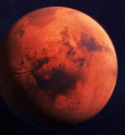 Mars In Space