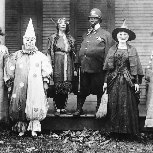 A Vintage--And Slightly Disturbing--Halloween Photo