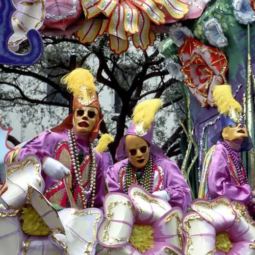 Mardi Gras' Colorful Craziness