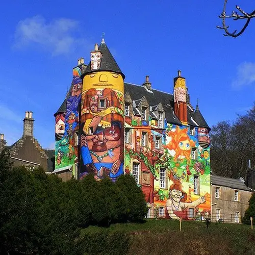Brazilian Street Art Turns Up In The Most Unexpected Place: Kelburn Castle In Scotland