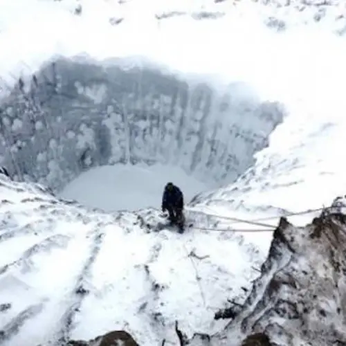 Giant Craters Open Up Across Siberia's "End Of The Earth" Peninsula