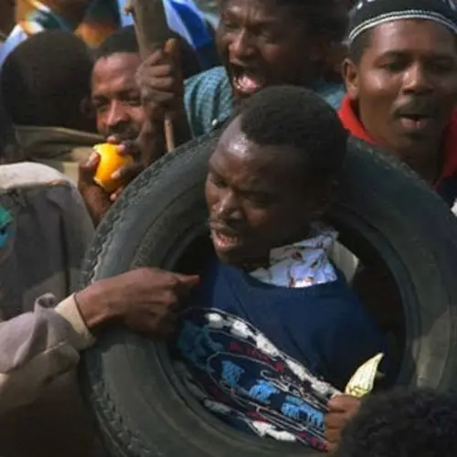 Death By Tire Fire: A Brief History Of "Necklacing" In Apartheid South Africa