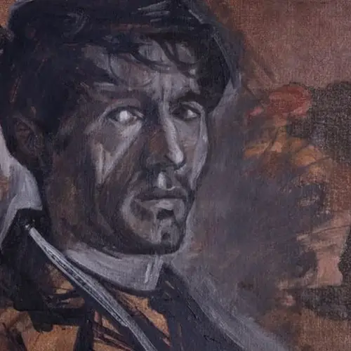 Never-Before-Seen Self-Portrait By English Artist Norman Cornish Discovered Hidden On The Back Of One Of His Paintings