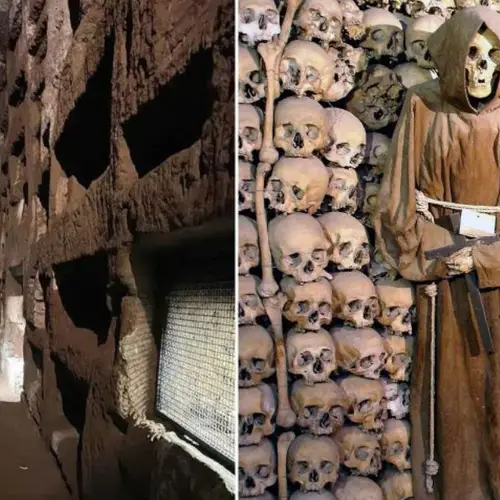 Inside The Roman Catacombs, 400 Miles Of Tunnels Filled With The Dead That Sit Right Beneath The City