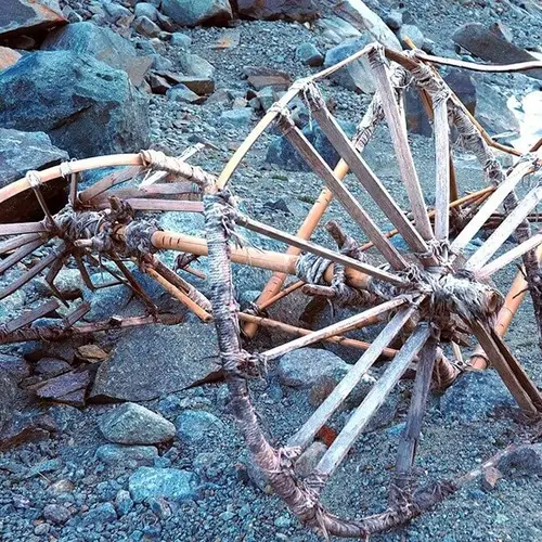 A Mysterious Bamboo Wagon Was Just Discovered Near A Melting Glacier In The Alps