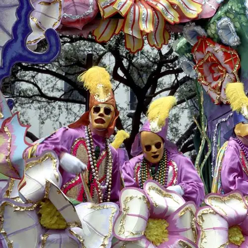 Mardi Gras' Colorful Craziness